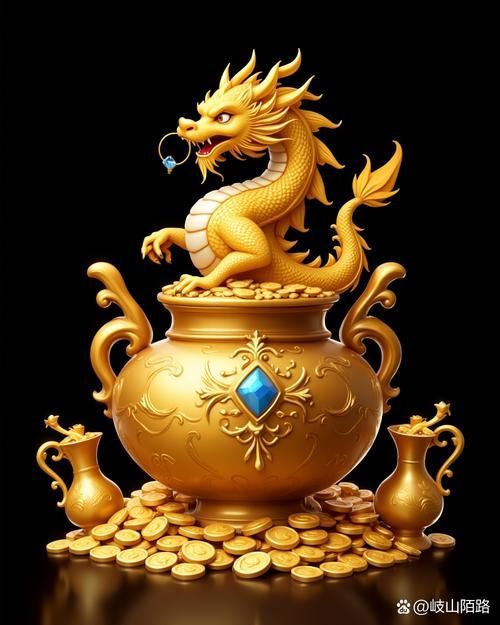 推薦一些簡約風格的聚財金龍圖片，簡約風格的聚財金龍圖片合集，