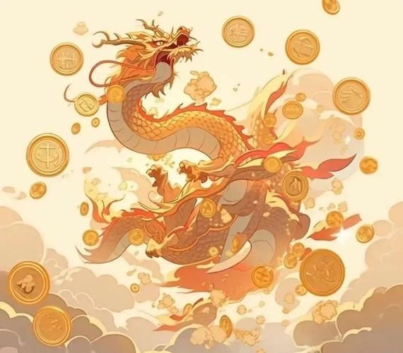招財龍圖片有哪些風格，中國傳統(tǒng)風格招財龍圖片