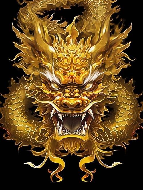 招財龍圖片有哪些風格，中國傳統(tǒng)風格招財龍圖片