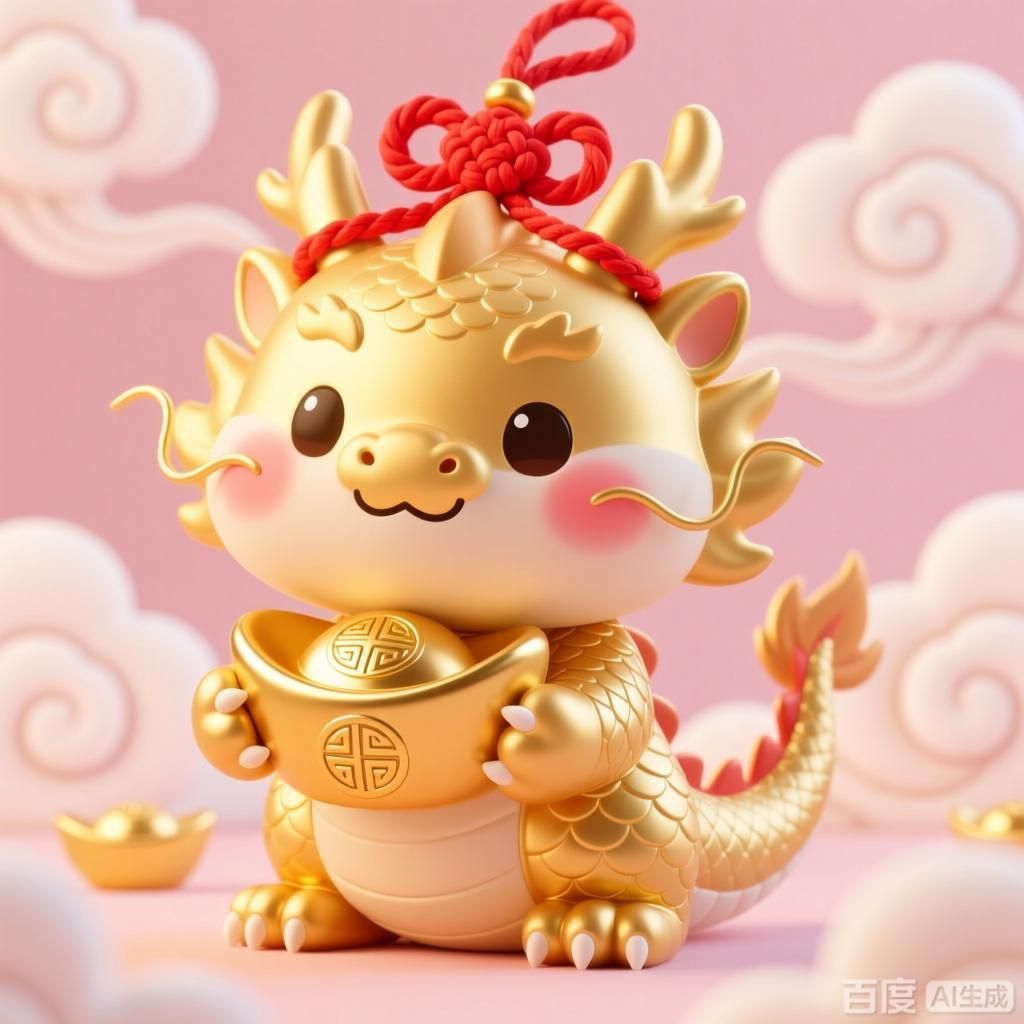 如何結合吉祥元素制作招財金龍頭像，4款融入吉祥元素的招財金龍頭像