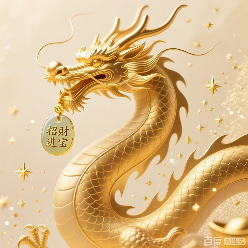 如何結合吉祥元素制作招財金龍頭像，4款融入吉祥元素的招財金龍頭像