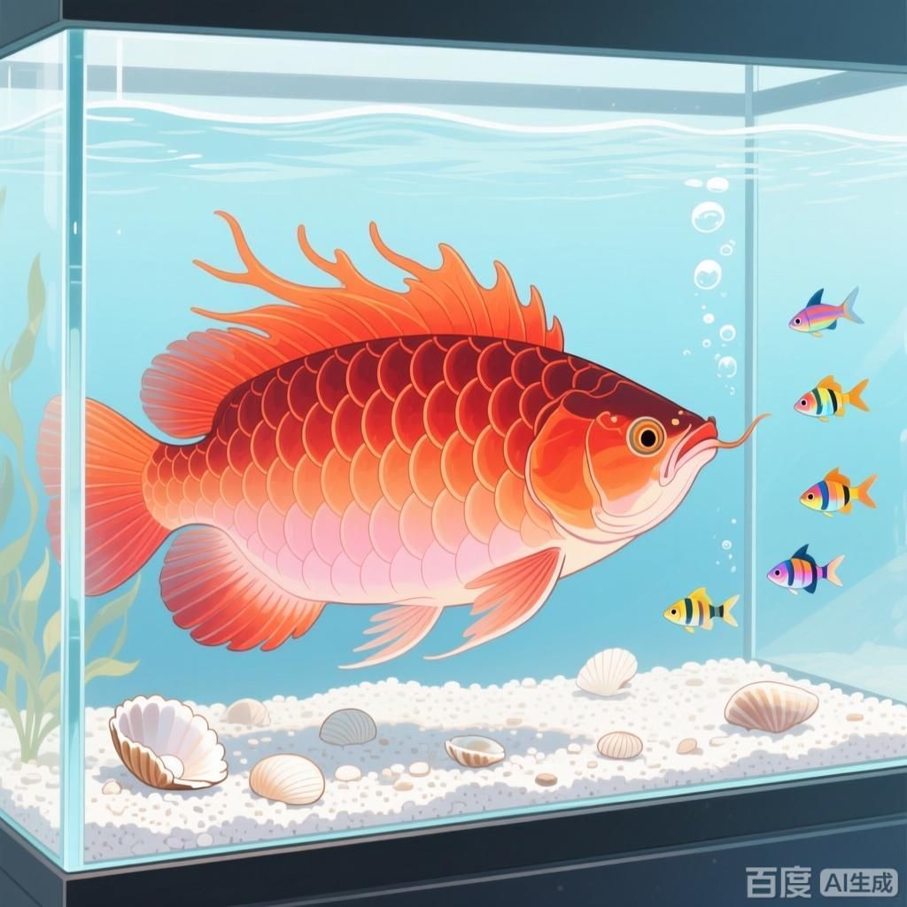 紅龍發色的流行趨勢，四張圖圍繞紅龍魚發色流行趨勢展開