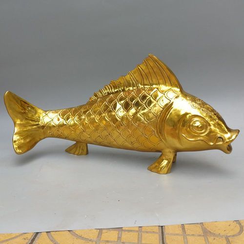 給我一些古銅官銅金龍魚擺件的真品圖片，古銅官銅金龍魚擺件有哪些收藏價(jià)值
