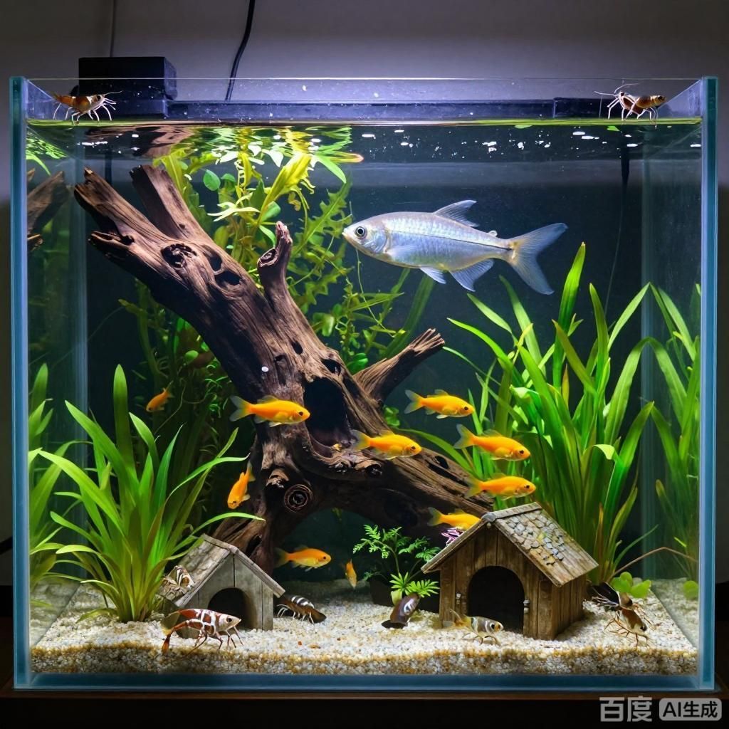 龍魚和招財魚混養(yǎng)需要多大的魚缸，魚和招財魚混養(yǎng)需要多大的魚缸，龍魚和招財魚混養(yǎng)有哪些注意事項