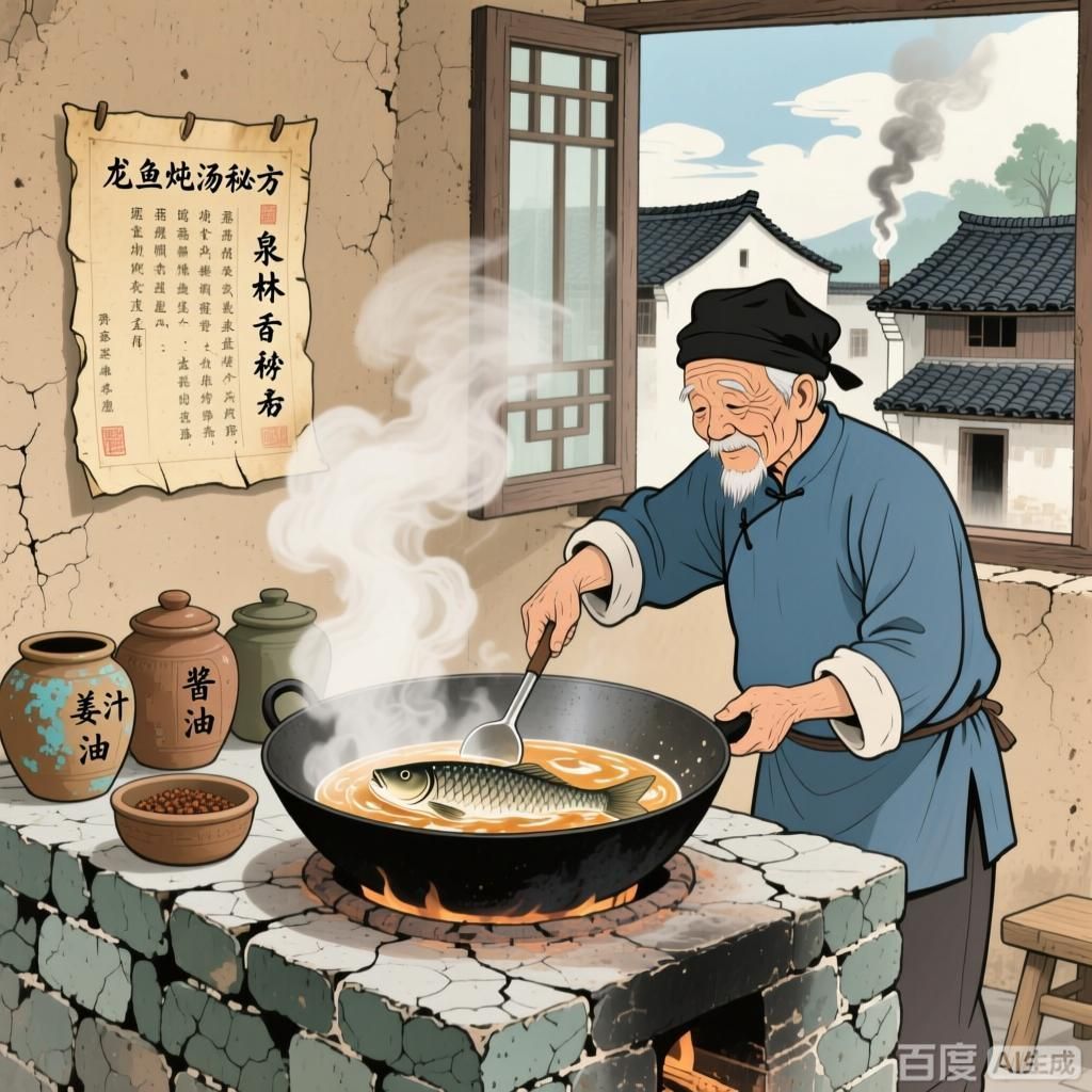 給我一些關(guān)于泉林鎮(zhèn)龍魚美食的歷史背景信息，林鎮(zhèn)龍魚美食的歷史背景信息