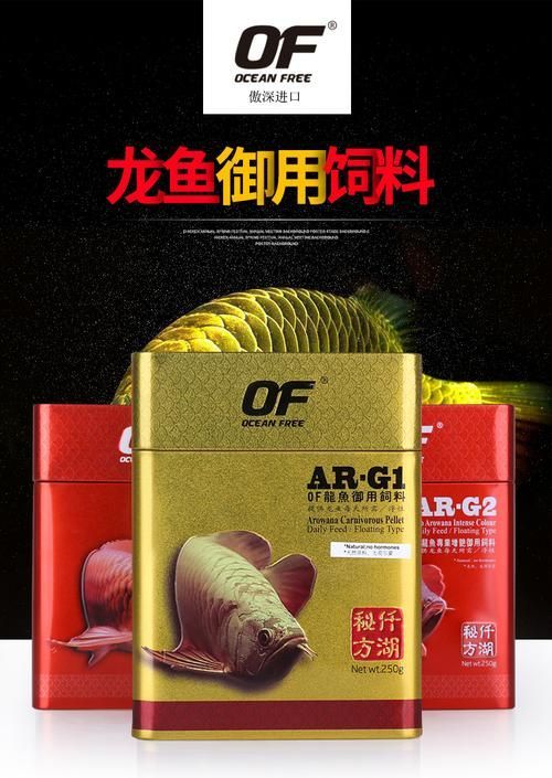 有哪些飼料適合短身紅龍魚，仟湖ofg1小粒顆粒飼料金龍魚增色成長