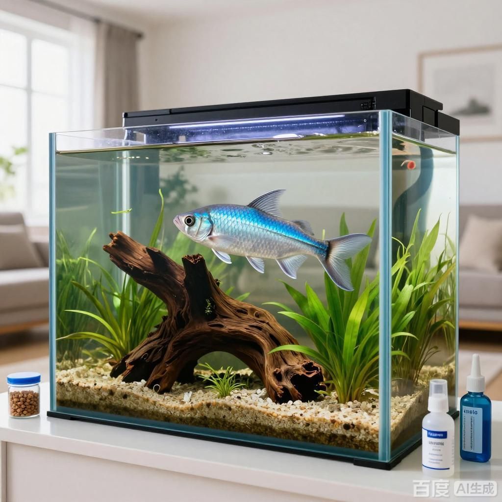 如何飼養(yǎng)萬龍魚，4張圖圍繞萬龍魚飼養(yǎng)場景展開，呈現(xiàn)不同環(huán)境下的萬龍魚