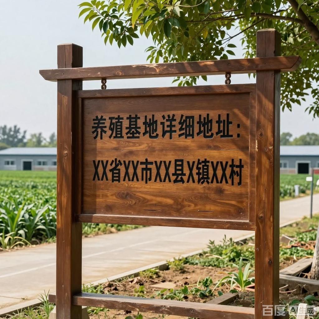 能否提供這些養殖基地的詳細地址，如何提供養殖基地的詳細地址？