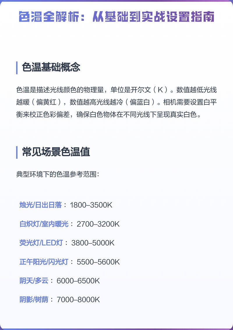 分階段調整色溫的具體操作建議，分階段調整色溫的操作建議