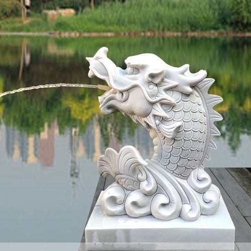 給我推薦一些高清的石雕龍魚圖片，高清石雕龍魚圖片推薦