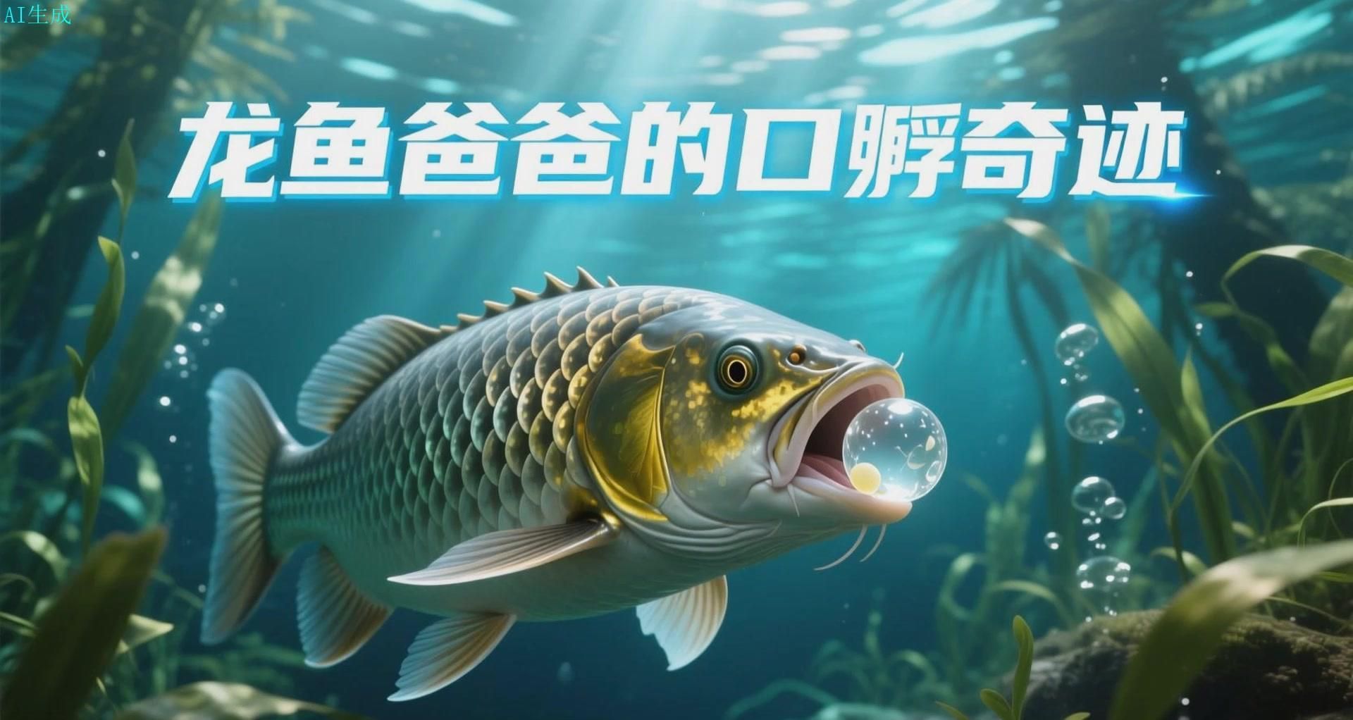 中華龍魚的口孵行為有何特點，中華龍魚的口孵行為