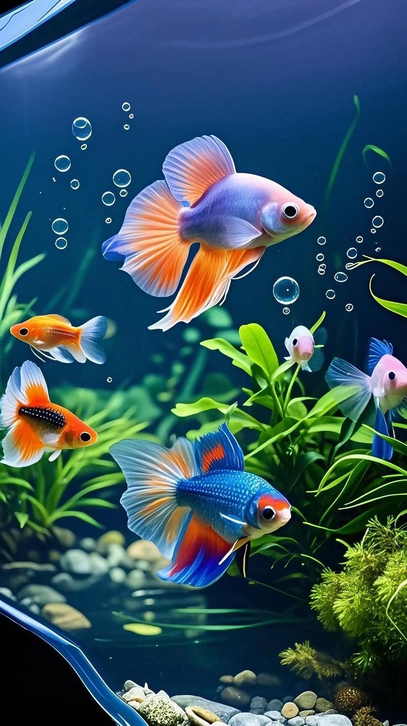 有哪些適合共養的魚種推薦，孔雀魚、紅綠燈魚、小精靈魚、小精靈魚、小精靈魚、小精靈魚