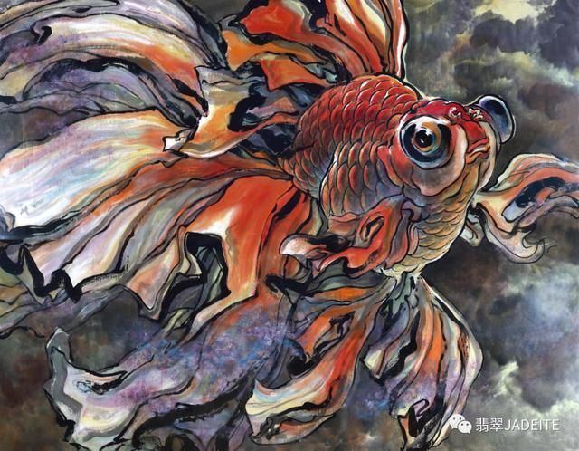 歐武的《金龍魚》有何獨特之處，《金龍魚》系列中哪幅作品最具收藏價值