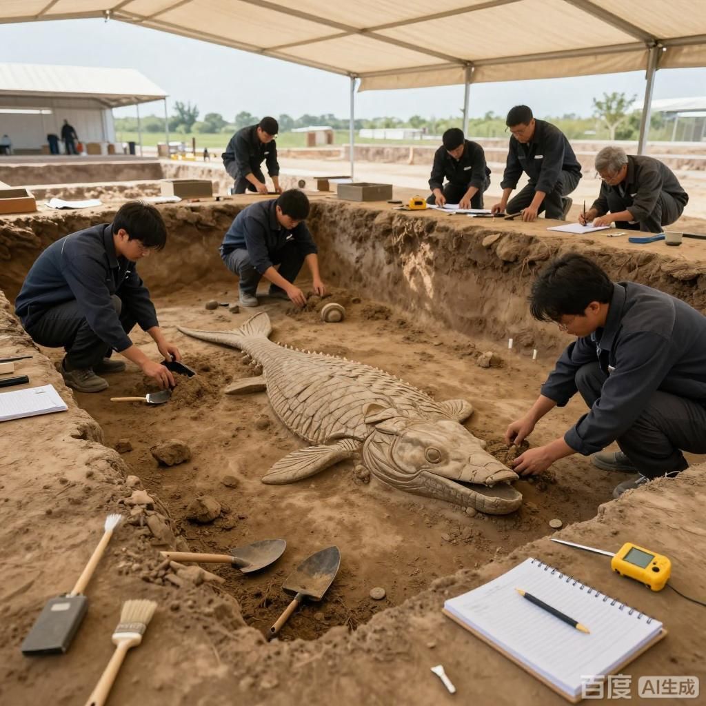 能否提供更多關于龍魚的考古發現，湖南長沙發現珍貴龍魚雕像，造型生動栩栩如生，栩栩如生
