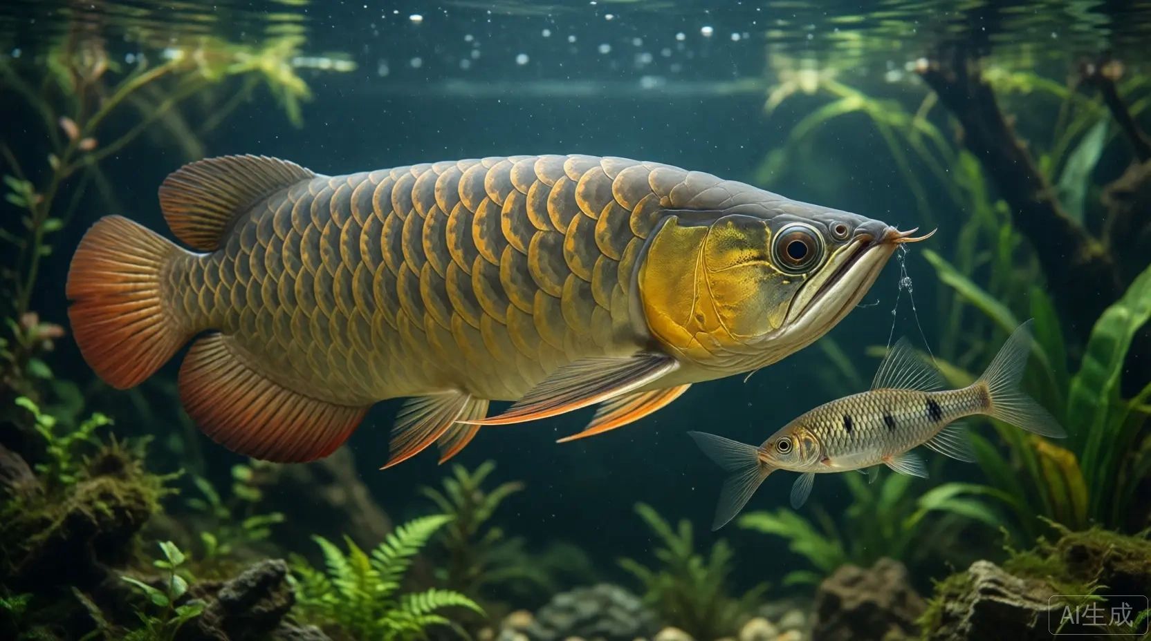 如何判斷龍魚是否吃活魚？，判斷龍魚是否吃活魚，龍魚是否吃活魚