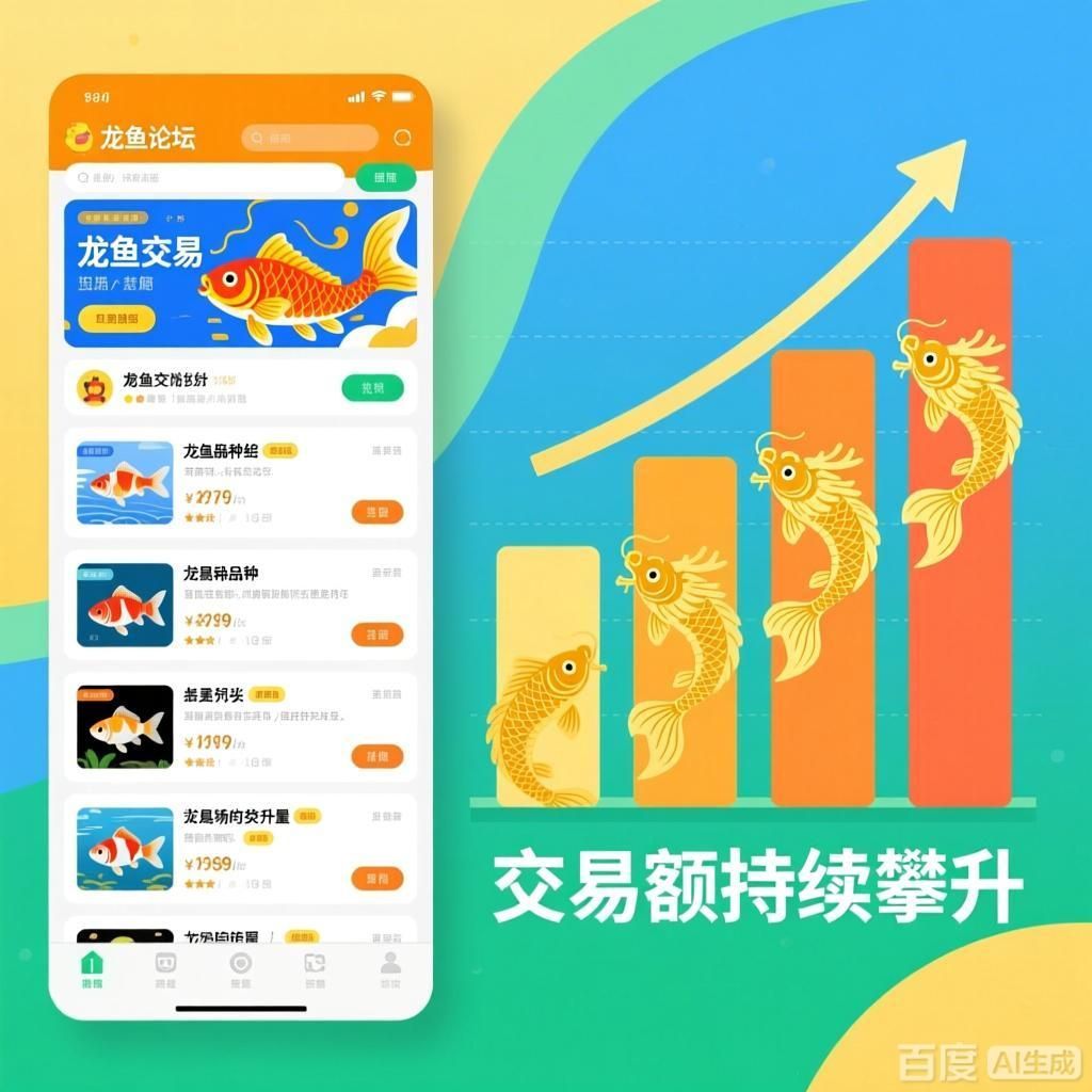 能否再詳細解釋龍魚論壇的交易額增長，龍魚論壇的交易額增長可以從多個維度進行分析