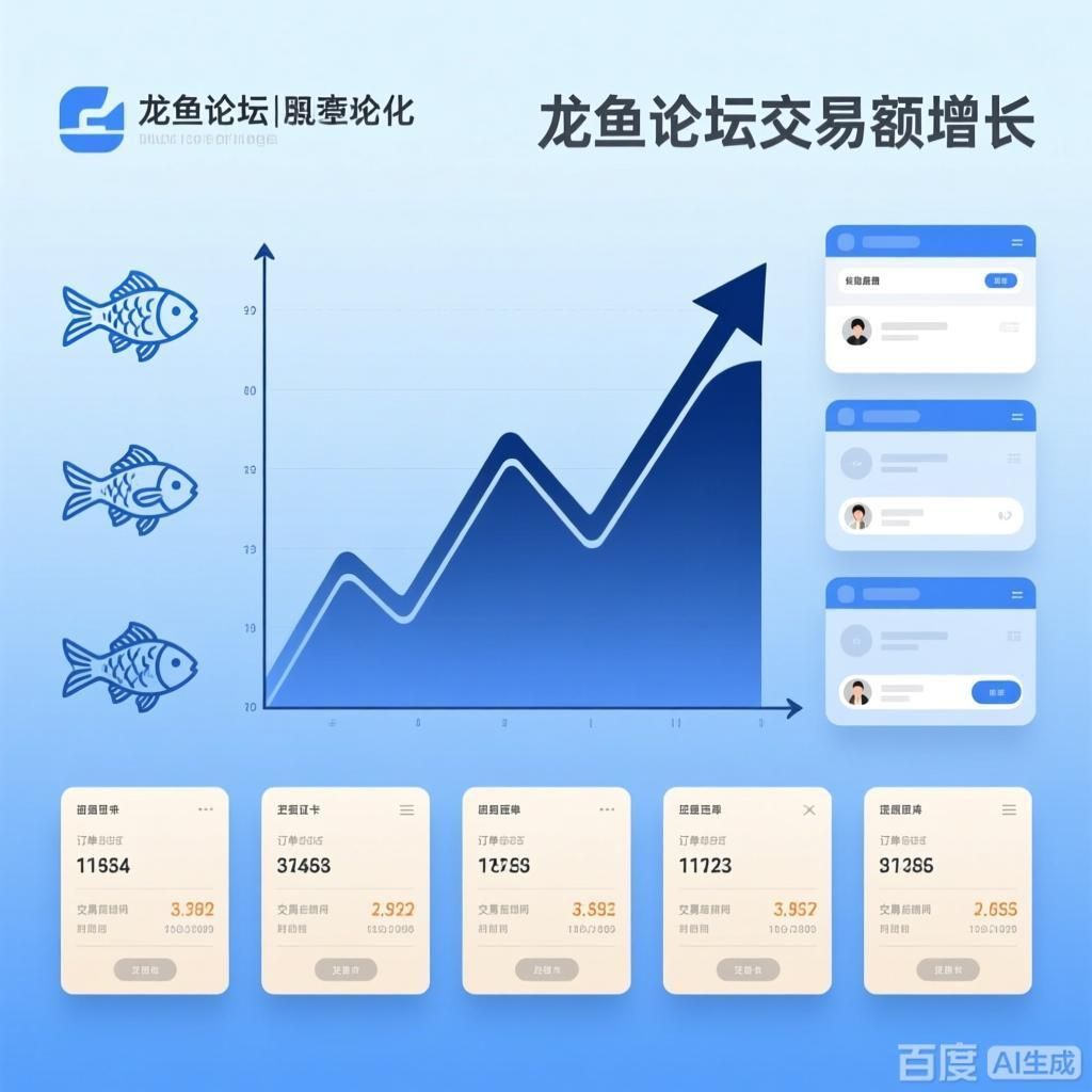 能否再詳細解釋龍魚論壇的交易額增長，龍魚論壇的交易額增長可以從多個維度進行分析
