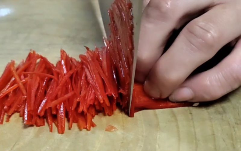 紅龍辣椒的烹飪方法，紅龍辣椒標準化烹飪流程