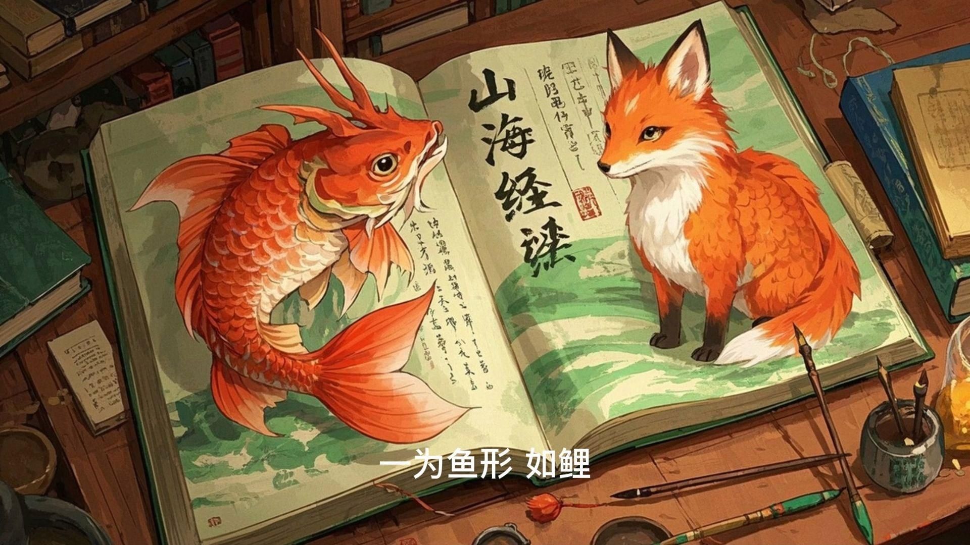 《山海經》中還有哪些神獸與龍魚相關，《山海經》中的龍魚