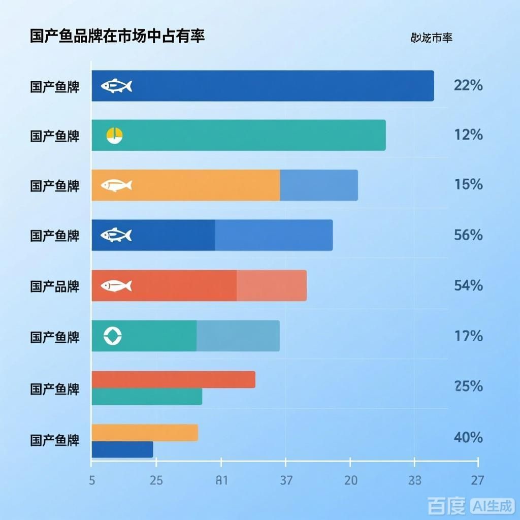 國產(chǎn)魚品牌市場占有率，國產(chǎn)魚品牌市場占有率分析
