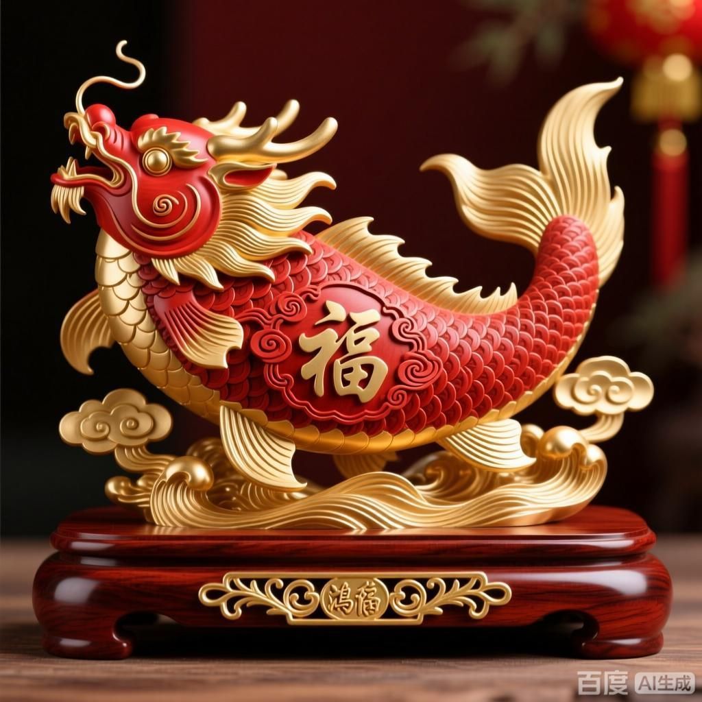 有沒有更多創(chuàng)意設(shè)計的鴻福龍魚產(chǎn)品，4款創(chuàng)意鴻福龍魚產(chǎn)品設(shè)計圖融入中式吉祥元素融入中式吉祥元素