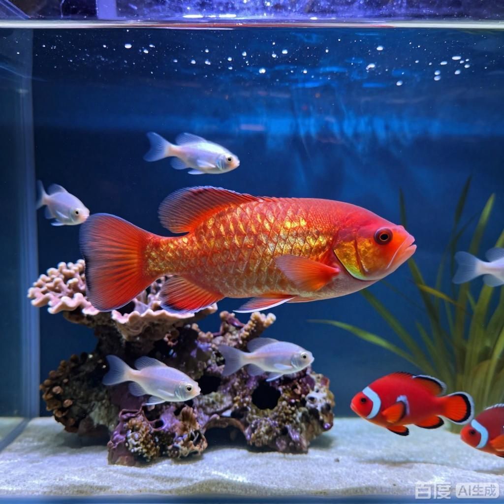 短身半福紅龍魚(yú)的最佳混養(yǎng)伙伴是什么，短身半福紅龍魚(yú)與哪些魚(yú)混養(yǎng)最和諧短身半福紅龍魚(yú)混養(yǎng)