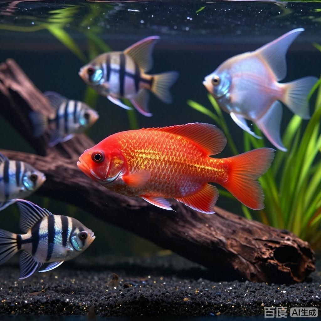 短身半福紅龍魚(yú)的最佳混養(yǎng)伙伴是什么，短身半福紅龍魚(yú)與哪些魚(yú)混養(yǎng)最和諧短身半福紅龍魚(yú)混養(yǎng)