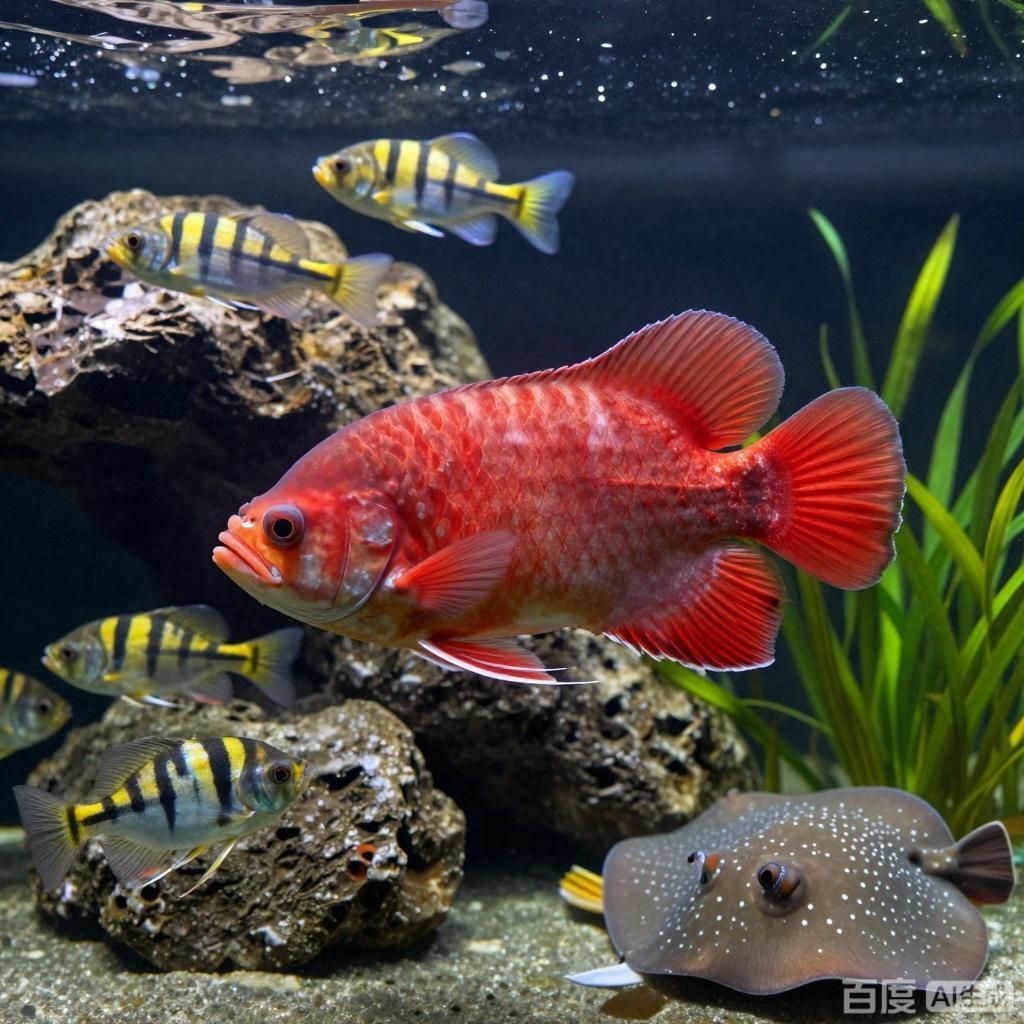 短身半福紅龍魚(yú)的最佳混養(yǎng)伙伴是什么，短身半福紅龍魚(yú)與哪些魚(yú)混養(yǎng)最和諧短身半福紅龍魚(yú)混養(yǎng)
