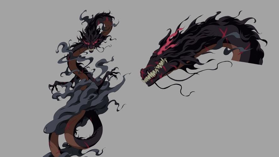 東方文化中的黑龍象征，東方文化中的“黑龍”
