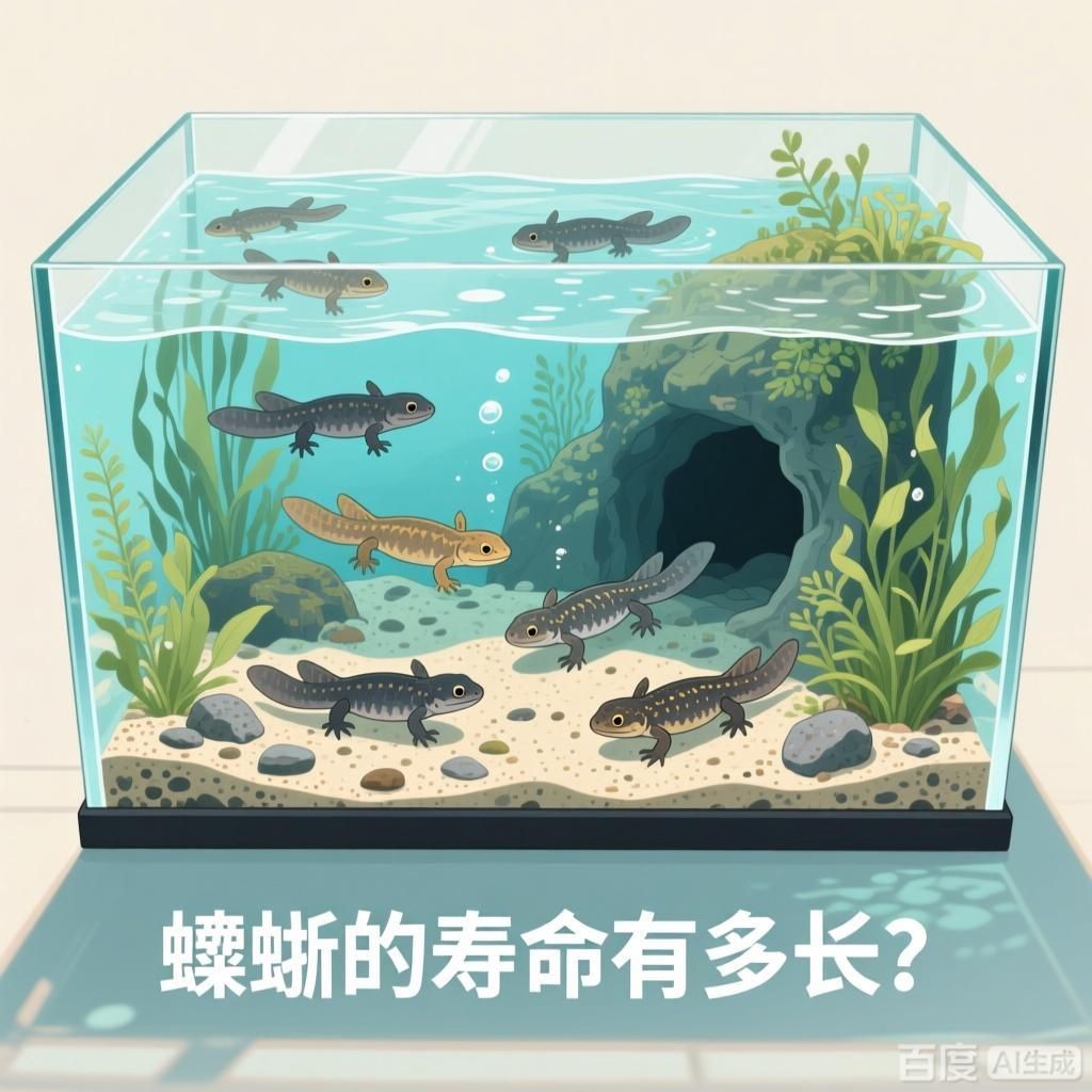 蠑螈的壽命有多長，蠑螈壽命主題的科普向插畫 蠑螈的壽命有多長，蠑螈壽命主題的科普向插畫 龍魚百科 第4張
