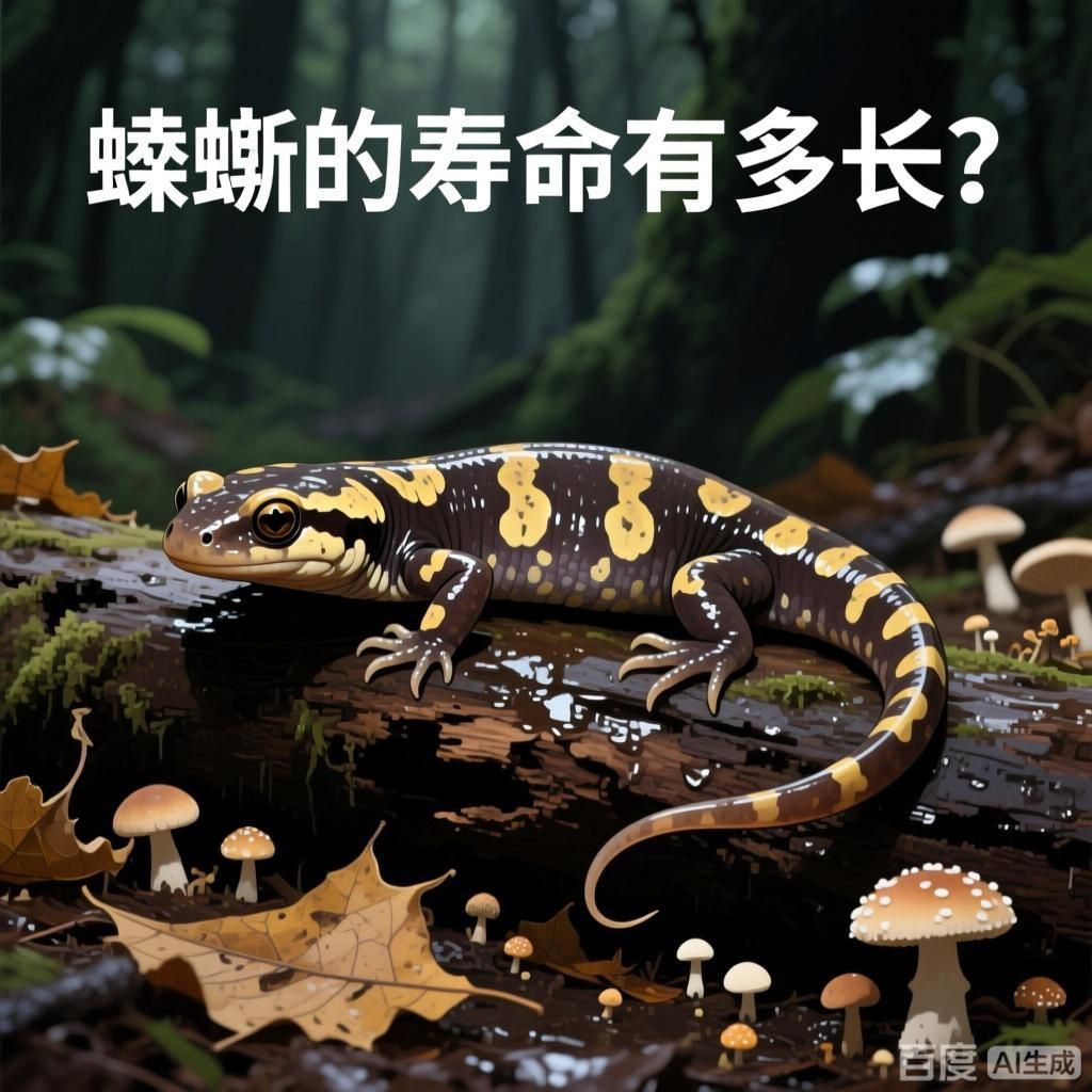 蠑螈的壽命有多長，蠑螈壽命主題的科普向插畫 蠑螈的壽命有多長，蠑螈壽命主題的科普向插畫 龍魚百科 第2張