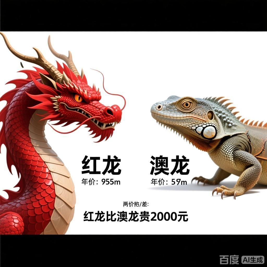 紅龍與澳龍價格對比，紅龍與澳龍哪個更受歡迎