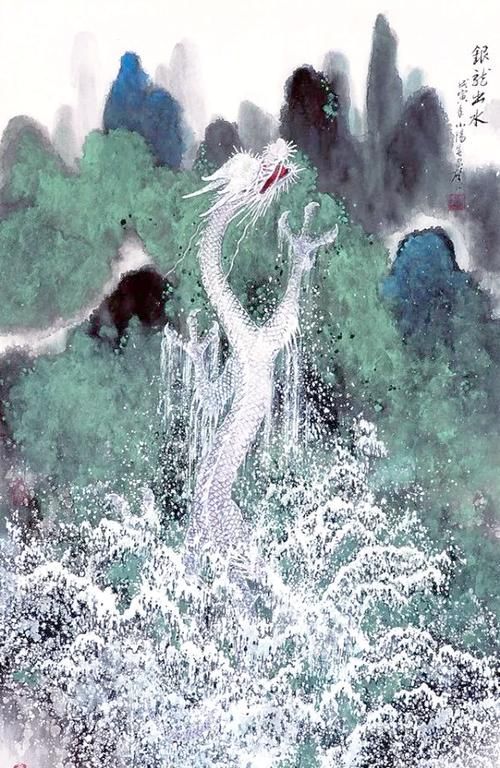 有沒有藝術化的龍水圖片推薦，故宮九龍吐水系列插畫系列插畫資源清單，藝術化龍水圖片 有沒有藝術化的龍水圖片推薦，故宮九龍吐水系列插畫系列插畫資源清單，藝術化龍水圖片 龍魚百科 第7張