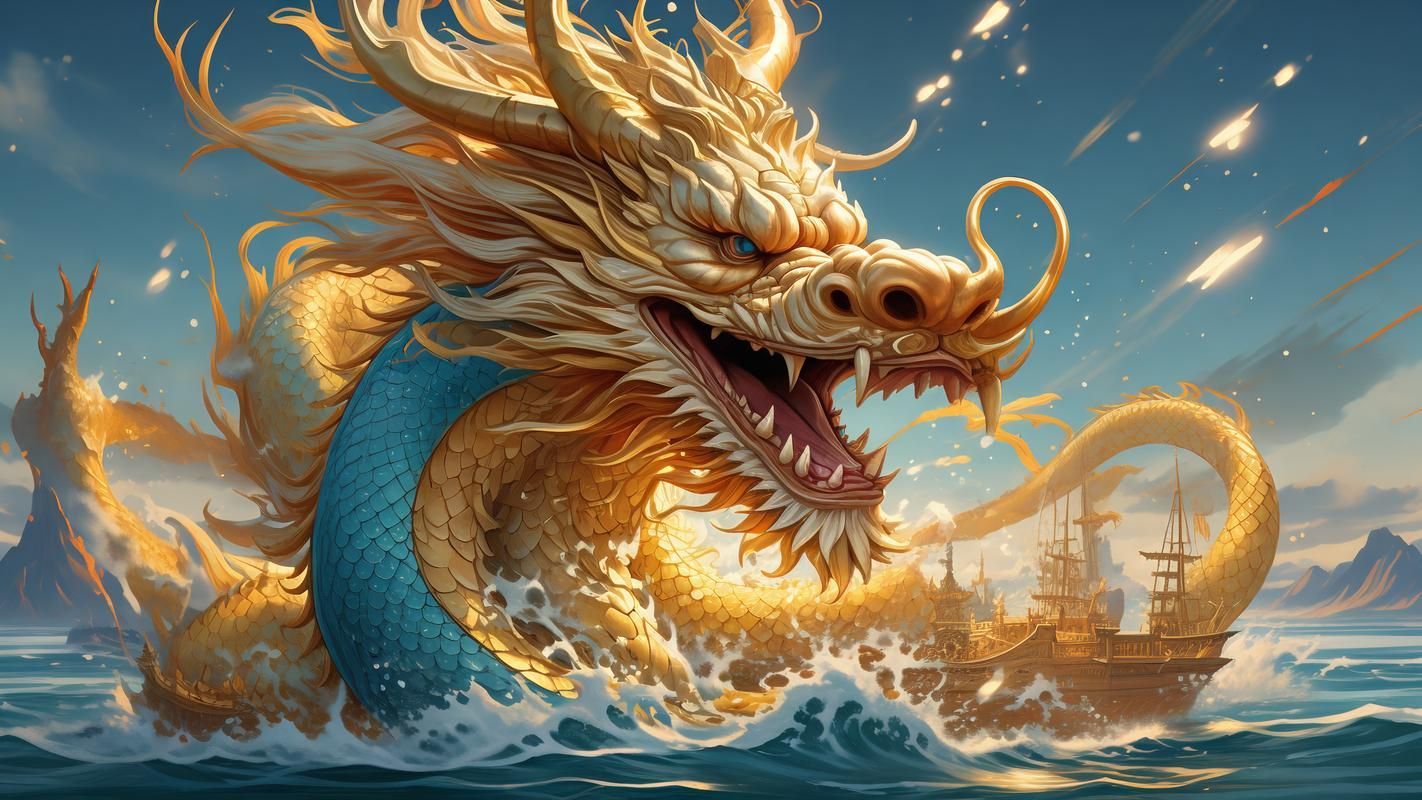 有沒有藝術化的龍水圖片推薦，故宮九龍吐水系列插畫系列插畫資源清單，藝術化龍水圖片 有沒有藝術化的龍水圖片推薦，故宮九龍吐水系列插畫系列插畫資源清單，藝術化龍水圖片 龍魚百科 第8張