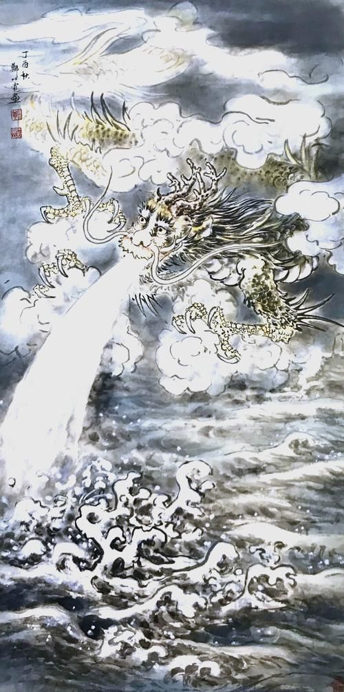 有沒有藝術化的龍水圖片推薦，故宮九龍吐水系列插畫系列插畫資源清單，藝術化龍水圖片 有沒有藝術化的龍水圖片推薦，故宮九龍吐水系列插畫系列插畫資源清單，藝術化龍水圖片 龍魚百科 第15張