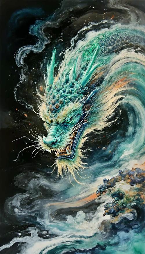 有沒有藝術化的龍水圖片推薦，故宮九龍吐水系列插畫系列插畫資源清單，藝術化龍水圖片 有沒有藝術化的龍水圖片推薦，故宮九龍吐水系列插畫系列插畫資源清單，藝術化龍水圖片 龍魚百科 第1張