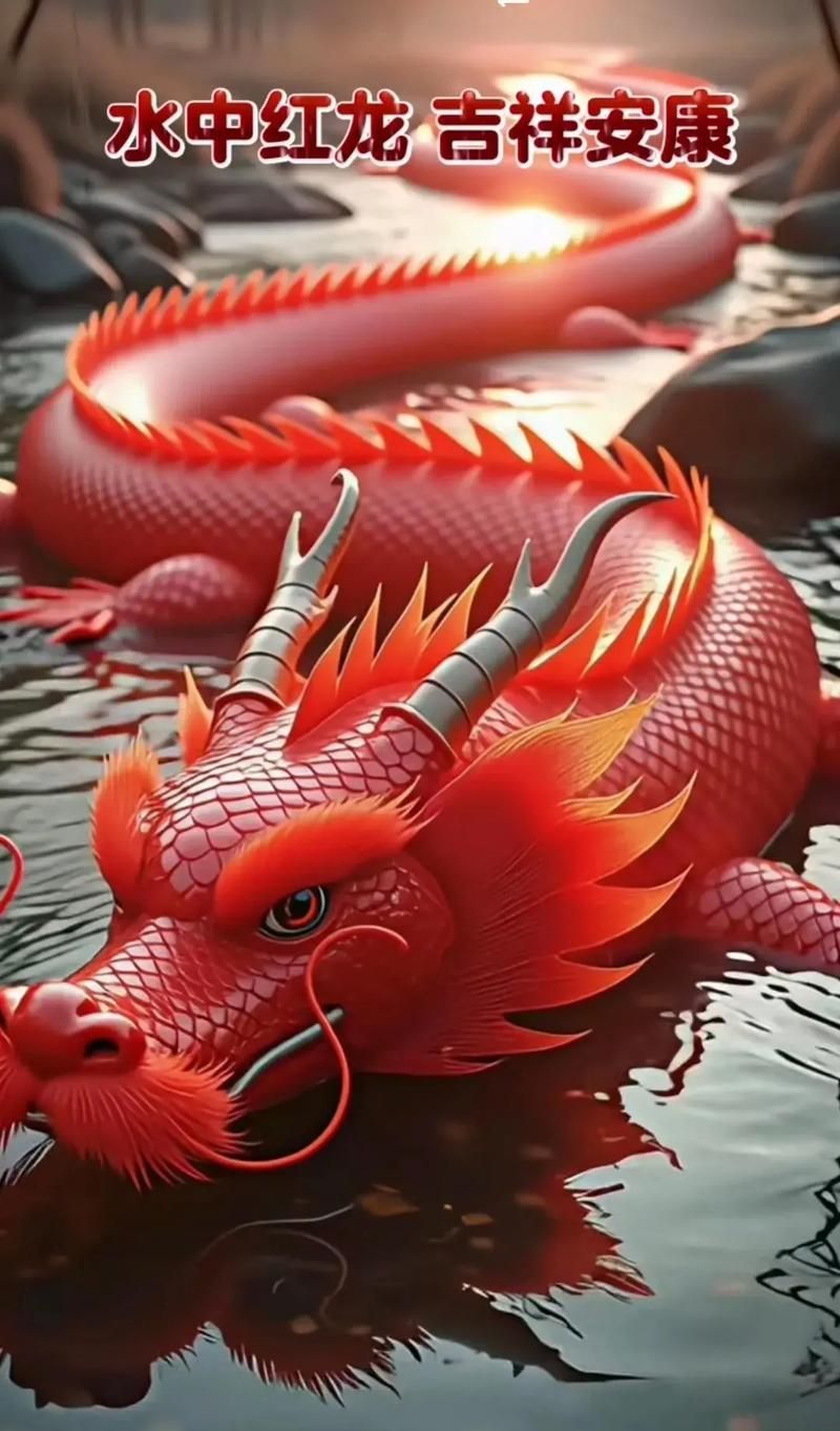 紅龍插畫藝術欣賞，紅龍插畫藝術欣賞與評價 紅龍插畫藝術欣賞，紅龍插畫藝術欣賞與評價 龍魚百科 第18張