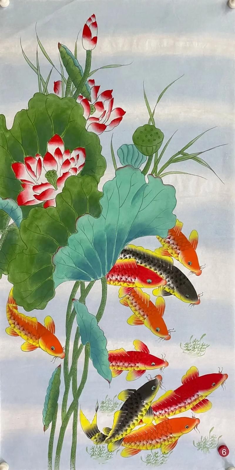 九龍魚風(fēng)水圖片有哪些尺寸可選，九龍魚風(fēng)水圖片尺寸選項(xiàng)