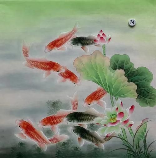 九龍魚風(fēng)水圖片有哪些尺寸可選，九龍魚風(fēng)水圖片尺寸選項(xiàng)