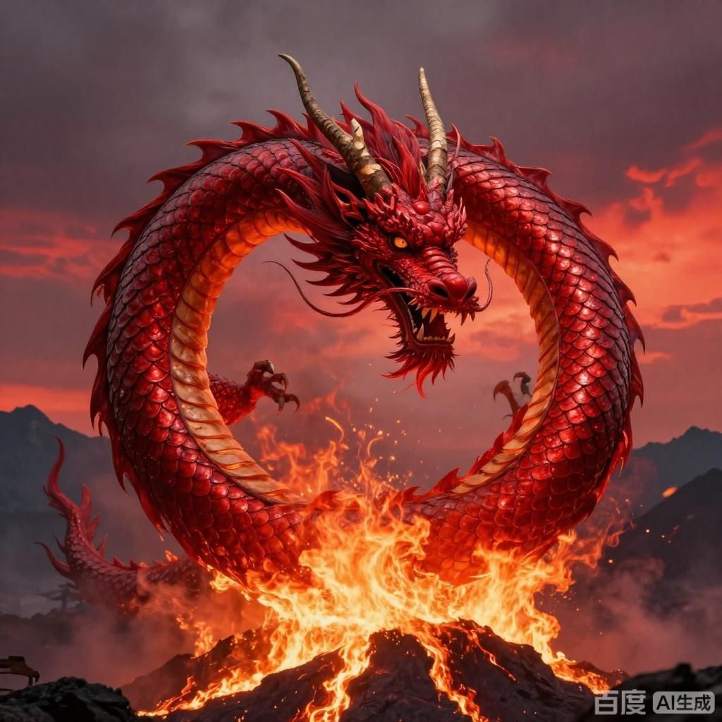 紅龍鱗片顏色象征意義，四張插畫圍繞紅龍鱗片不同顏色的象征意義展開 紅龍鱗片顏色象征意義，四張插畫圍繞紅龍鱗片不同顏色的象征意義展開 龍魚百科 第1張