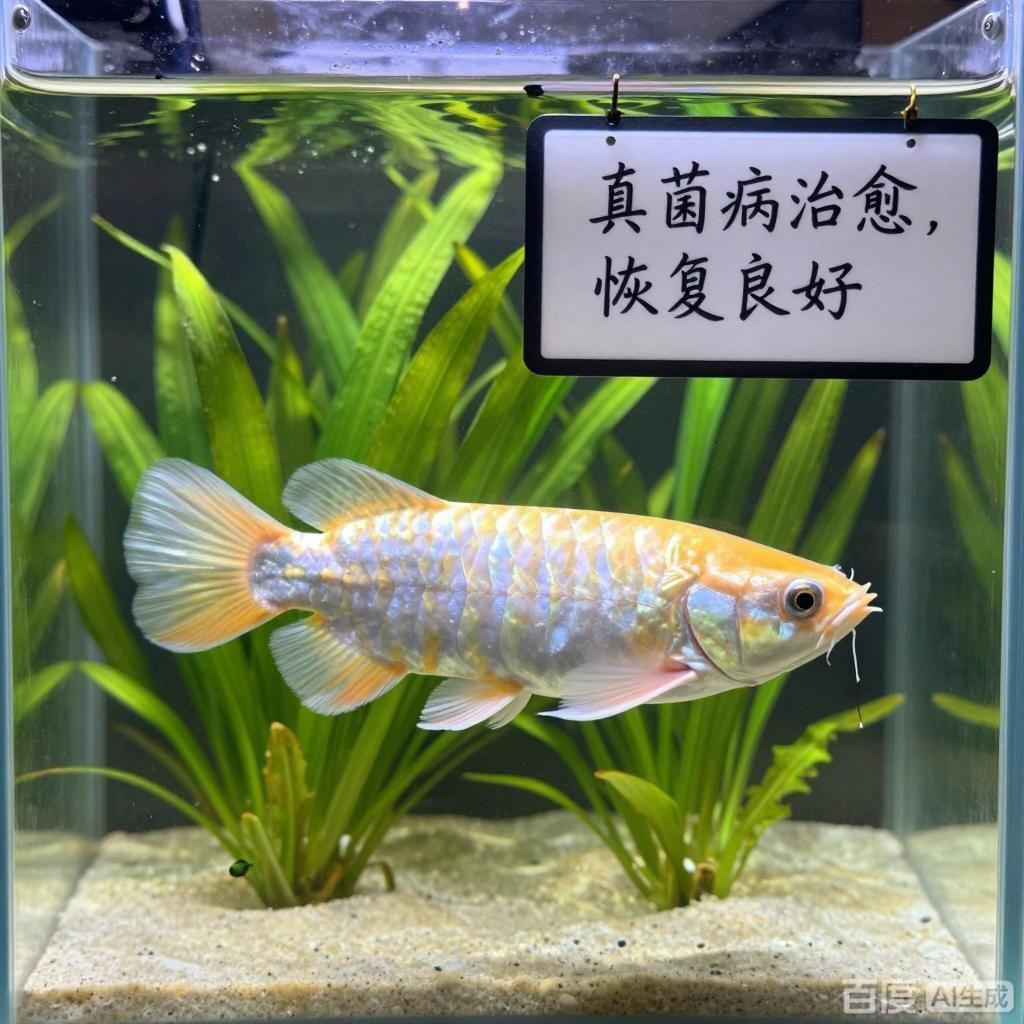 給我一些龍魚真菌病的治療案例，如何治療龍魚真菌病