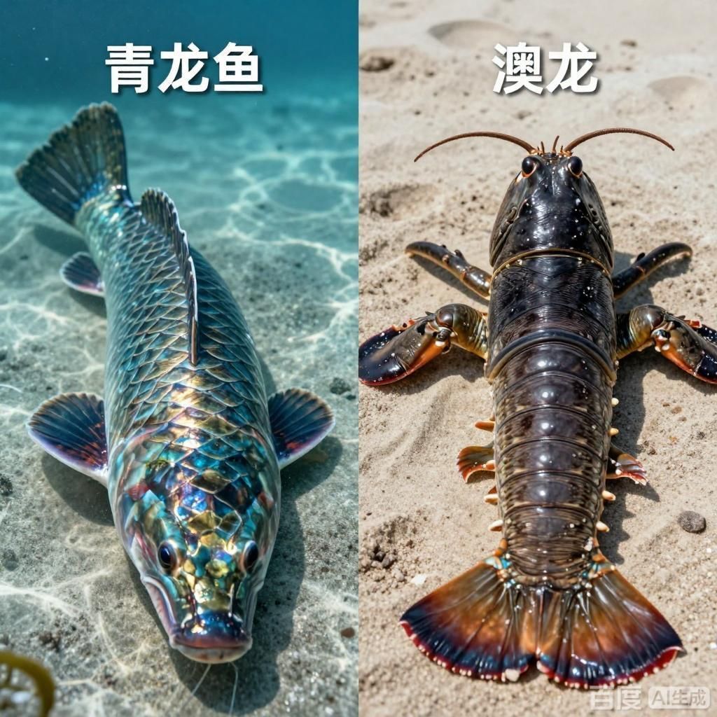 詳解青龍魚和澳龍的不同之處，青龍魚和澳龍的不同之處,青龍魚和澳龍的價格差異大嗎?