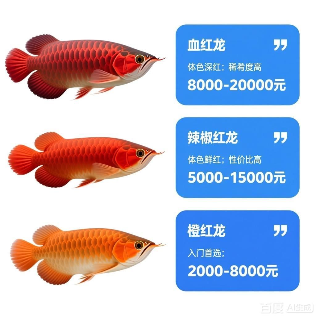紅龍魚品種價格差異，如何區分紅龍魚的不同品種