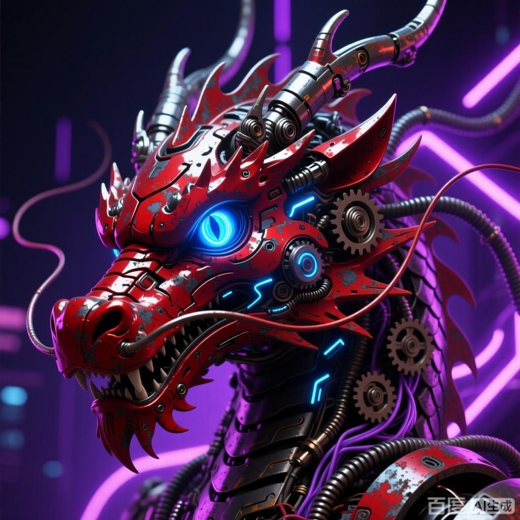 如何設(shè)計(jì)一個(gè)獨(dú)特的紅龍頭像，國(guó)風(fēng)手繪紅龍頭像