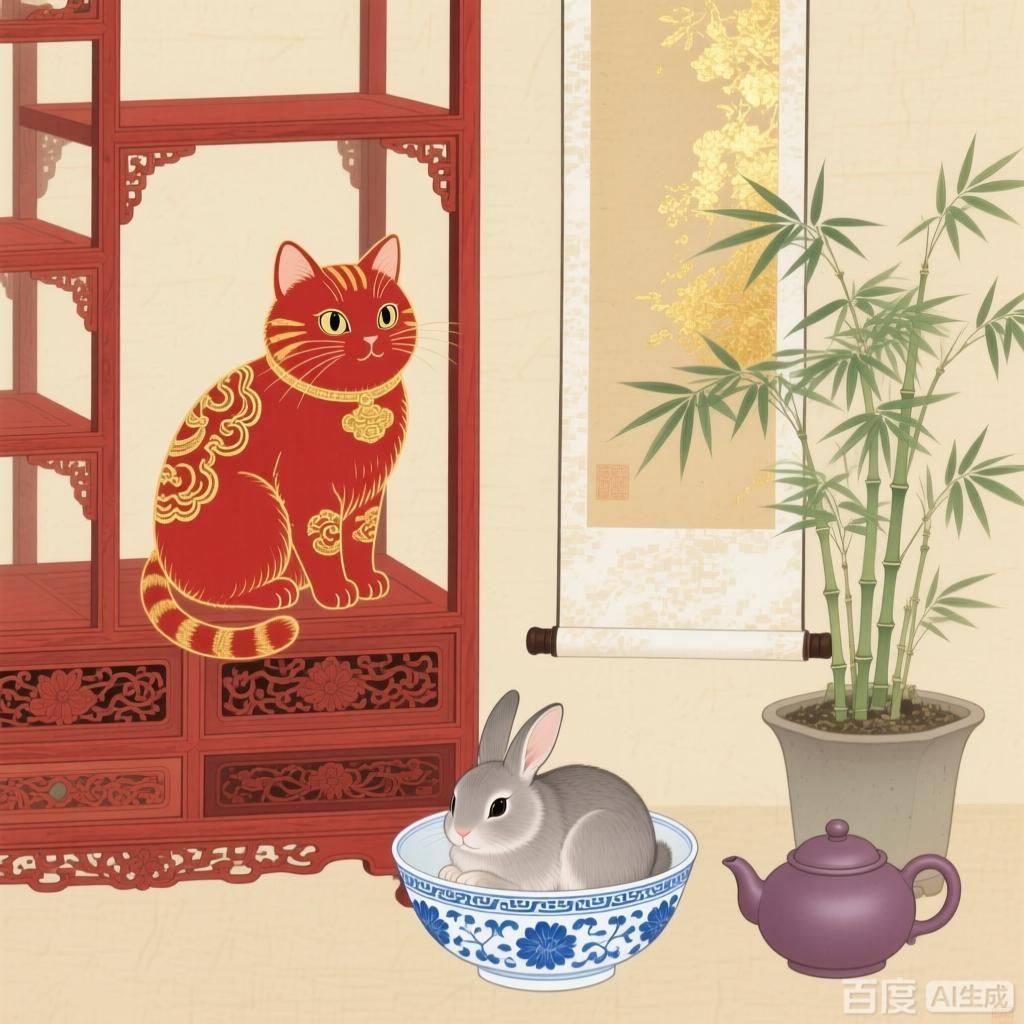 招財貓混養(yǎng)最佳搭配，四張插畫圍繞招財貓混養(yǎng)搭配展開 招財貓混養(yǎng)最佳搭配，四張插畫圍繞招財貓混養(yǎng)搭配展開 龍魚百科 第2張