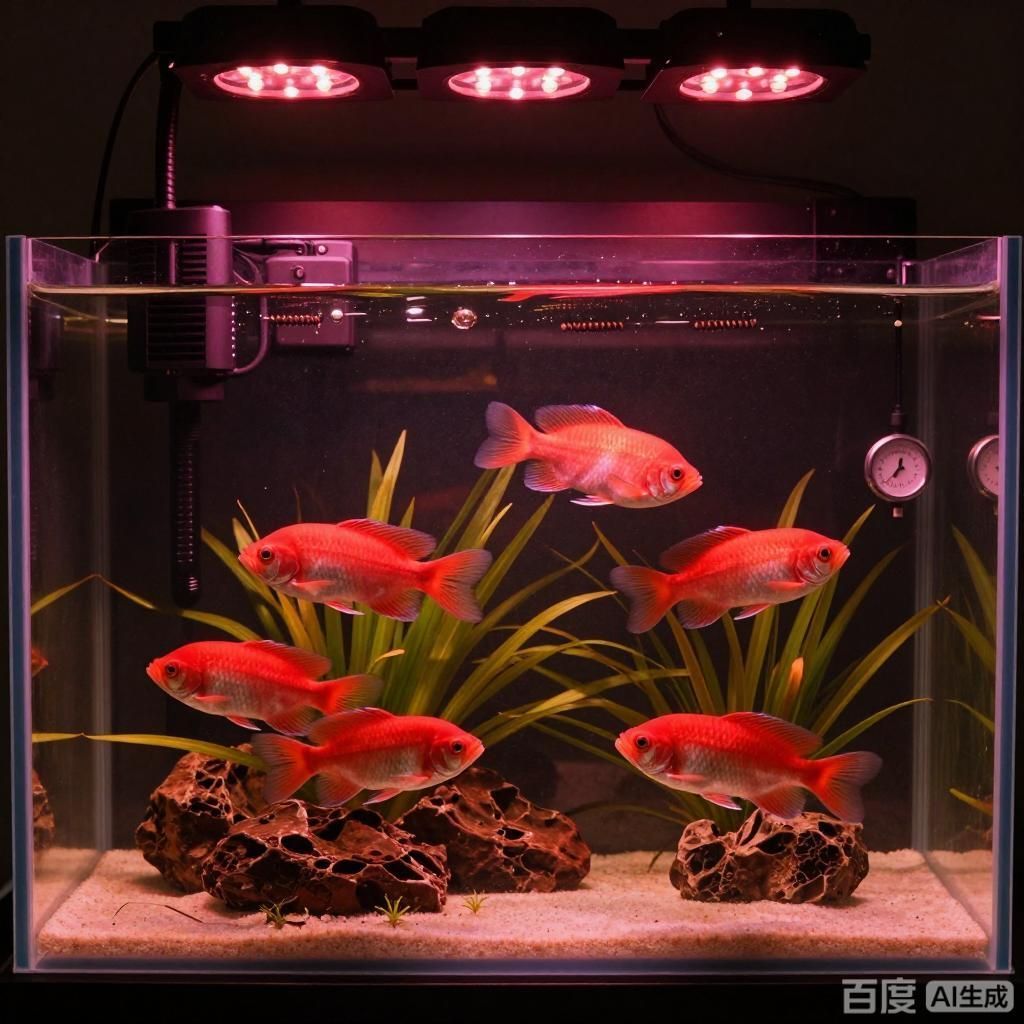如何正確設置紅燈照射紅龍魚，如何正確的設置紅龍魚燈光