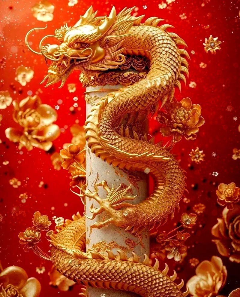 龍有幾種顏色對照表，中國文化中對龍的顏色及其寓意的對照解析：龍的顏色 龍有幾種顏色對照表，中國文化中對龍的顏色及其寓意的對照解析：龍的顏色 龍魚百科 第1張