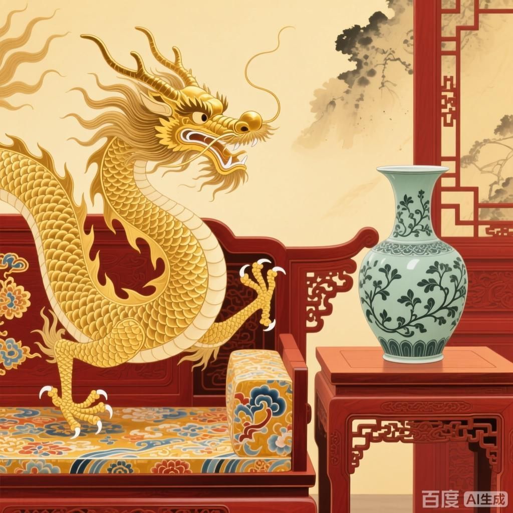 能否再詳細解釋金龍在東方文化中的地位，金龍在東方文化中有哪些具體典故