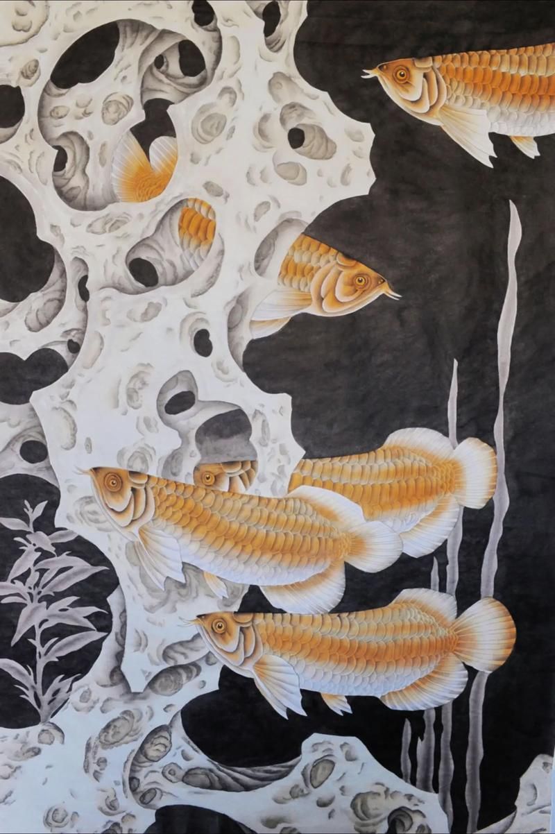 給我推薦一些龍魚國畫的畫家，中國龍魚國畫的代表人物
