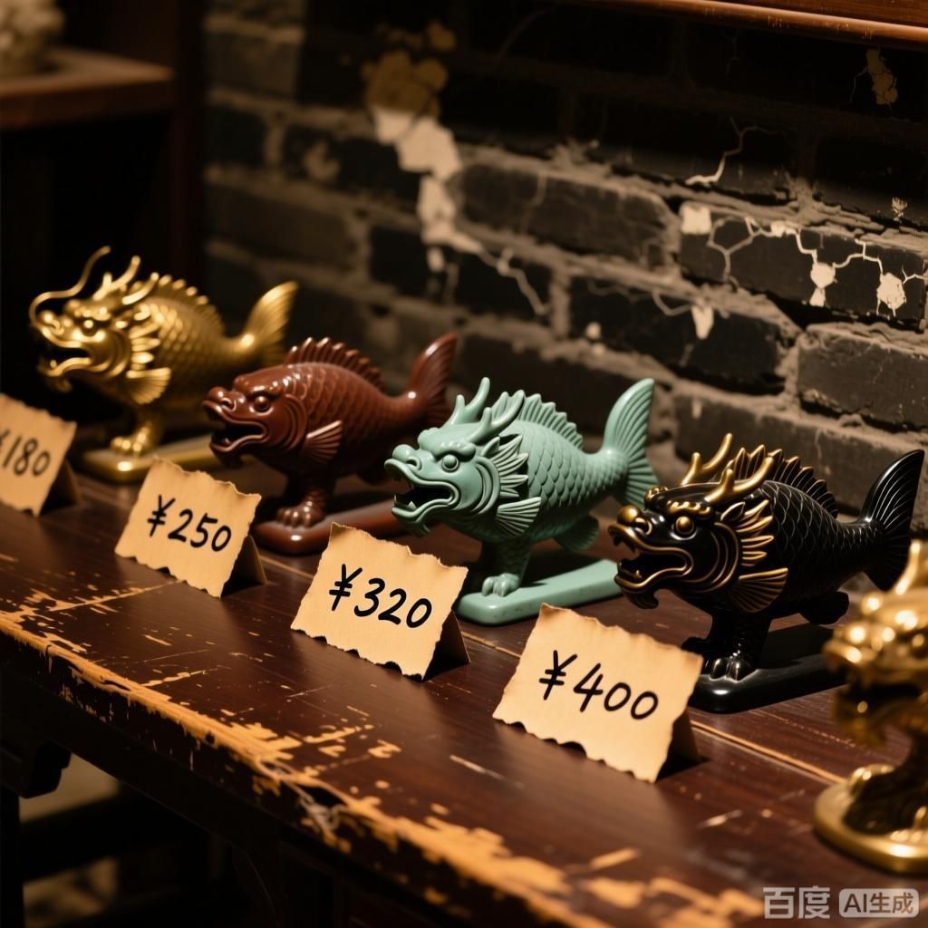 能否提供龍頭魚擺件不同顏色的價格對比，不同顏色的龍頭魚擺件有何差異，能否提供龍頭魚擺件不同材質(zhì)的價格對比 能否提供龍頭魚擺件不同顏色的價格對比，不同顏色的龍頭魚擺件有何差異，能否提供龍頭魚擺件不同材質(zhì)的價格對比 龍魚百科 第3張